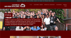 Desktop Screenshot of peoplesharmreductionalliance.org