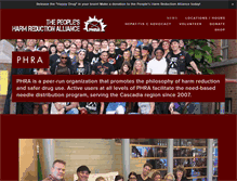 Tablet Screenshot of peoplesharmreductionalliance.org
